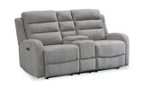 Milan Power Reclining Loveseat With Console thumbnail 2
