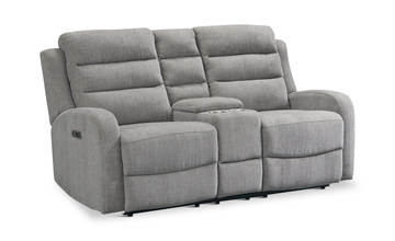 Milan Power Reclining Loveseat With Console