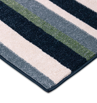 Canopy Stripe Blue - 5′3″ X 7′0″ Area Rug