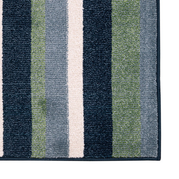 Canopy Stripe Blue - 5′3″ X 7′0″ Area Rug
