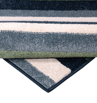Canopy Stripe Blue - 5′3″ X 7′0″ Area Rug