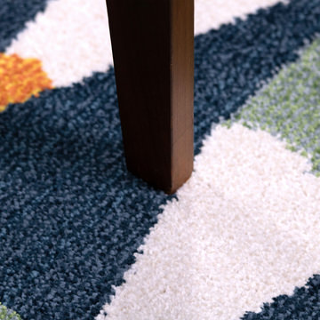 Crayons Navy/Multi - 5′3″ x 7′0″ Area Rug