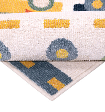 Traffic White Area Rug - 2′7″ X 3′11″