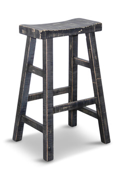 image Captiva Saddle Stool - Black Sand