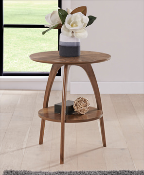 Hyde End Table - Nutmeg