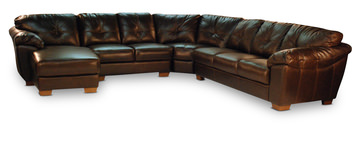 Phoenix Leather Sofa By Thomas Cole Designs Hom Furniture Image Phoenix 4 Piece Leather Sectional