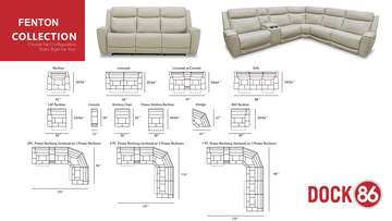 Fenton Leather Power Reclining Sofa