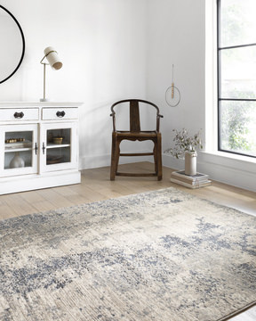 Teagan Natural Denim Area Rug