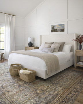 Layla Olive Charcoal Area Rug