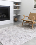 Maddox Light Grey Ivory Area Rug thumbnail 2