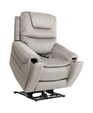 Tom Power Lift Chair - Light Grey thumbnail 4