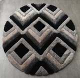 Mateos Grey/Black/Light Grey - 7′0″ X 7′0″ thumbnail 1