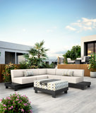 Urban 4 Piece Patio Sectional  thumbnail 2