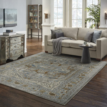 Ellington Grey/Multi 7′10″ X 10′10″ Area Rug
