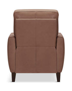 Trifle Leather Push Back Recliner - Carmel