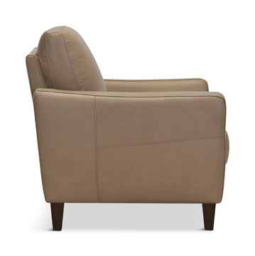 Trifle Leather Chair - Stone