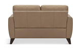 Trifle Leather Loveseat - Stone thumbnail 3