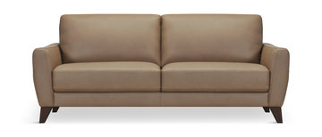 Trifle Leather Sofa - Stone