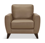 Trifle Leather Chair - Stone thumbnail 2