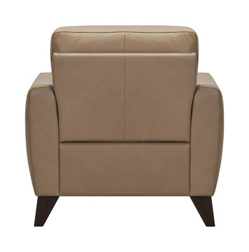 Trifle Leather Chair - Stone