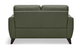 Trifle Leather Loveseat - Moss Green thumbnail 3