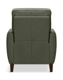 Trifle Leather Push Back Recliner - Moss Green thumbnail 4