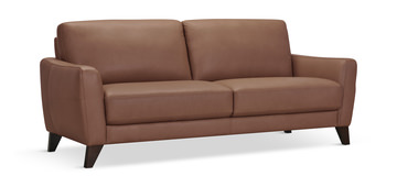 Trifle Leather Sofa - Caramel