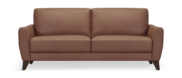 Trifle Leather Sofa - Caramel