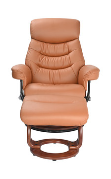Grover Swivel Recliner And Ottoman - Saddle