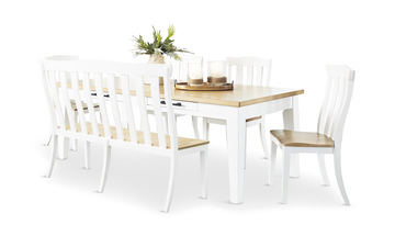 image Buena Vista Dining Table With 4 Chairs And Bench