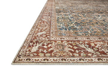 Layla Ocean Rust Area Rug