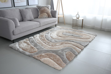 Mateos Silver/Grey/Carmel - 3′6″ X 5′6″ Area Rug