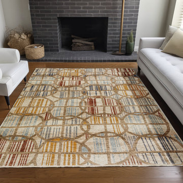 Neola Khaki - 5′0″ x 7′10″ Area Rug