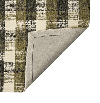 Tartan Khaki Area Rug - 3′6″ X 5′6″