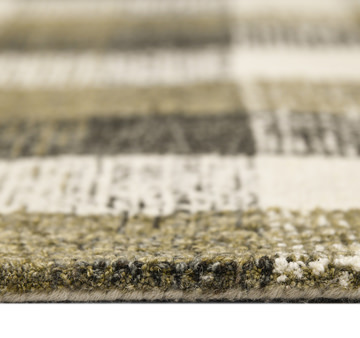 Tartan Khaki Area Rug - 3′6″ X 5′6″