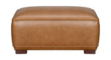 Kevin Leather Ottoman thumbnail 2