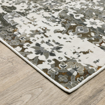 Gemini Grey/Multi 6′7″ X 9′6″ Area Rug