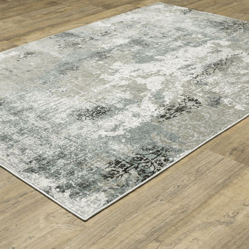 Gemini Blue/Beige 9′10″ x 12′10″ Area Rug