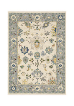 Lucca Blue/Ivory - 5′3″ x 7′3″ Area Rug