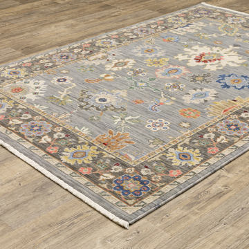 Lucca Ivory/Multi - 2′0″ x 3′0″ Area Rug
