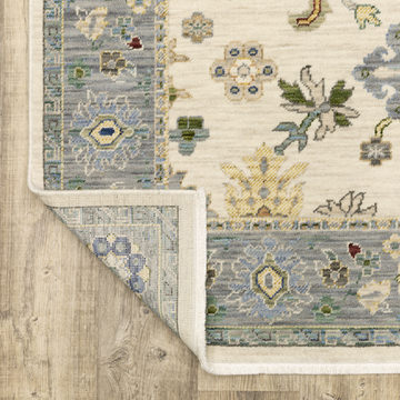 Lucca Blue/Ivory - 2′0″ x 3′0″ Area Rug