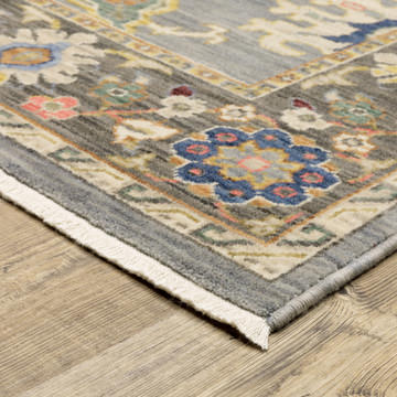 Lucca Ivory/Multi - 2′0″ x 3′0″ Area Rug