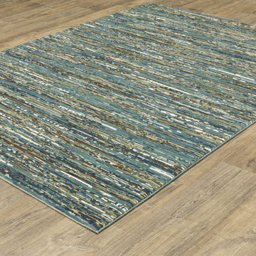 Reed Blue/Multi 5′3″ x 7′6″ Area Rug