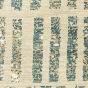 Reed Ivory/Blue  5′3″ X 7′6″ Area Rug