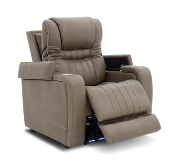 Merrick Power Recliner - Cappuccino