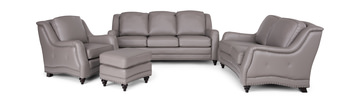 image Victoria 4 Piece Leather Living Room Set