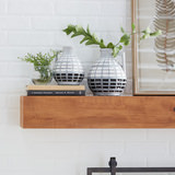 Set of 2 Handmade Grid Vases thumbnail 6