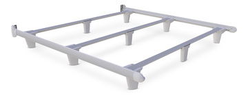 Embrace King Bed Frame - White