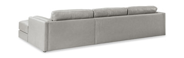 Raya Leather Sectional With Right Chaise