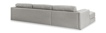 Raya Leather Sectional With Right Chaise